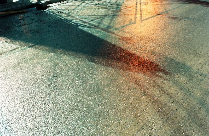 Nacht Baustelle schatten toyota autohaus chemnitz