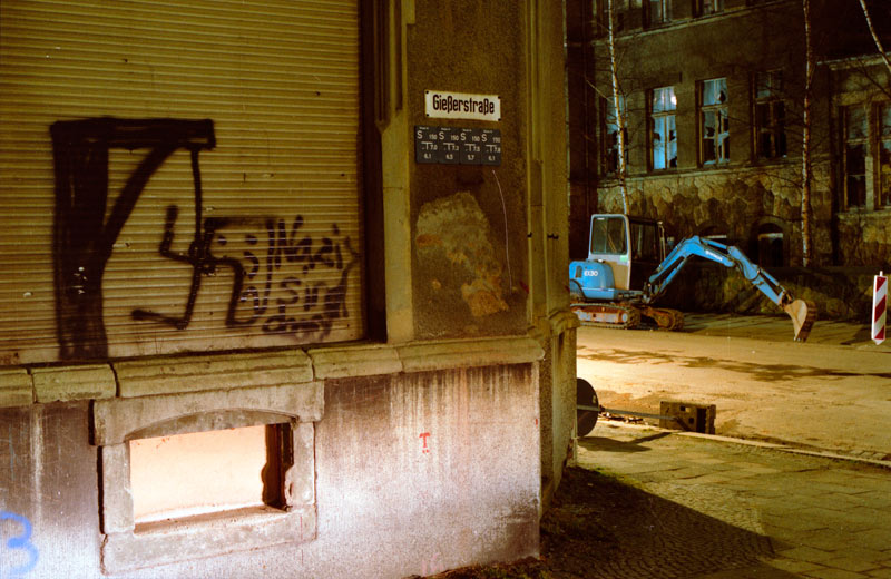 nazis sind doof gießerstraße nacht chemnitz